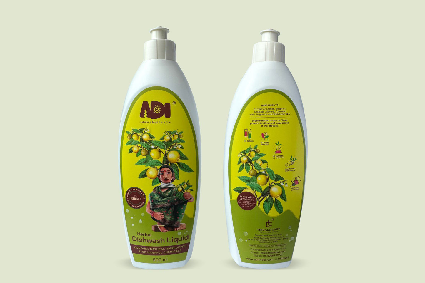 Herbal Dishwash Liquid - 500 ml